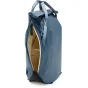 Peak Design Everyday Totepack V2 20L ocean blue backpack with open main compartment showing padded laptop sleeve and expandable storage