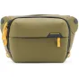 Peak Design Everyday Sling V2 3L olive green weatherproof camera bag with magnetic closure and padded shoulder strap