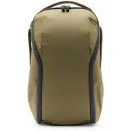 Peak Design Everyday Backpack Zip V2 20L in kelp color – front view featuring durable 400D recycled nylon, dual mesh side pockets, and continuous 270-degree wraparound zip access for easy gear organizationPeak Design Everyday Backpack Zip V2 20L in kelp color – front view featuring durable 400D recycled nylon, dual mesh side pockets, and continuous 270-degree wraparound zip access for easy gear organization