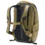 Peak Design Everyday Backpack Zip V2 15L kelp color side view with weatherproof 400D recycled nylon and magnetic Cord Hook straps