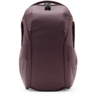 Peak Design Everyday Backpack Zip V2 15L burgundy front view with weather-resistant 400D recycled nylon and dual side pocketsPeak Design Everyday Backpack Zip V2 15L burgundy front view with weather-resistant 400D recycled nylon and dual side pockets