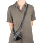 Peak Design Leash ocean camera strap with quick-adjust aluminum and Hypalon system attached to a vintage camera, versatile sling and safety tether design