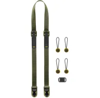 Камерный ремень Peak Design Leash в цвете келп с регулируемыми застежками, четырьмя прочными соединителями Anchor и комплектом аксессуаров, включая шестигранный ключ и микрофибровый мешочек.Камерный ремень Peak Design Leash в цвете келп с регулируемыми застежками, четырьмя прочными соединителями Anchor и комплектом аксессуаров, включая шестигранный ключ и микрофибровый мешочек.