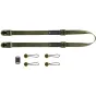 Peak Design kelp green camera strap Leash with adjustable buckles and four Anchor connectors for versatile use with DSLRs and mirrorless cameras.