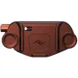 Peak Design Capture V3 camera clip in dark reddish-brown anodized aluminum finish featuring secure quick-release grip wheels and a central lock button