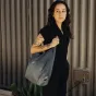 Peak Design Packable Tote in ocean-inspired gray, ultra-lightweight and packable tote bag with durable self-healing nylon shell and zip closure for secure storage