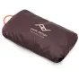 Peak Design Packable Tote bag in deep maroon color with zip closure and single orange strap, ultra-compact and packable