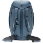 Peak Design Travel Duffelpack 65L ocean blue backpack with expandable storage, stowable harness, and weatherproof 600D recycled nylon