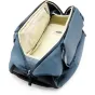 Peak Design Travel Duffelpack 65L ocean blue expandable duffel bag with padded interior and long zipper access