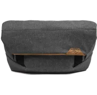 Peak Design Field Pouch V2 charcoal expandable pouch with roll-top closure and adjustable strap for versatile carry optionsPeak Design Field Pouch V2 charcoal expandable pouch with roll-top closure and adjustable strap for versatile carry options