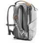 Peak Design Everyday Backpack V2 20L ash grey side view featuring MagLatch closure and UltraZip access for organized travel and daily use