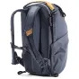 Peak Design Everyday Backpack V2 20L midnight blue side view with MagLatch closure and durable 400D recycled nylon construction