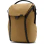 Peak Design Everyday Backpack V2 20L in coyote color featuring MagLatch closure and durable Coyote X-Pac fabric for daily use and travel