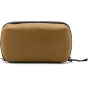 Peak Design Wash Pouch in coyote colorway - durable weatherproof toiletry bag with sturdy UltraZip closure and stain-resistant fabric
