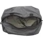Peak Design Shoe Pouch charcoal – open view of interior with mesh shoe compartments and integrated storage pouch for travel organization
