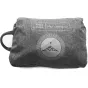 Peak Design Shoe Pouch in charcoal fabric featuring a mountain logo, ultra-lightweight and packable shoe storage bag for travel.