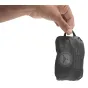 Peak Design Shoe Pouch black fabric storage bag with integrated stuff sack and carrying strap for travel organization