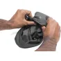 Peak Design Shoe Pouch charcoal – compact, packable travel storage with self-healing 70D nylon, integrated stuff sack, and UltraZip closure for shoes or clothes