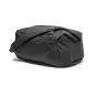 Черный водонепроницаемый дорожный дюфелек Peak Design Travel Duffel 35L с мягкими ручками для переноски и внешними карманами