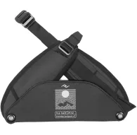 Black Peak Design Everyday Hip Belt V2 with padded waist strap, adjustable buckle, central logo featuring a cityscape and moon design, and metal attachment points. Designed for comfort and grip, suitable for accessories like CapBlack Peak Design Everyday Hip Belt V2 with padded waist strap, adjustable buckle, central logo featuring a cityscape and moon design, and metal attachment points. Designed for comfort and grip, suitable for accessories like Cap