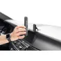 Peak Design Mobile Car Mount VHB securely holds a smartphone with ultra-strong magnets, installed on a vehicle dashboard.