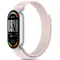 Ремешок для часов Tech-Protect Nylon Stripe Xiaomi Smart Band 8/9/10, розовый/серый