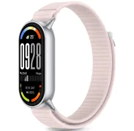 Tech-Protect watch strap Nylon Stripe Xiaomi Smart Band 8/9/10, pink/greyTech-Protect watch strap Nylon Stripe Xiaomi Smart Band 8/9/10, pink/grey