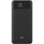 Power bank Silicon Power GP28 10000мАч черного цвета с цифровым дисплеем, показывающим 88% уровня заряда, с двумя USB-выходами и входами USB-C/microUSB