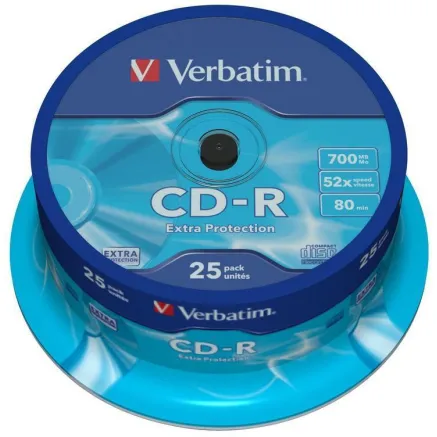 Verbatim CD-R Extra Protection 700MB 52x 25pcs spindle