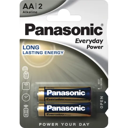 Panasonic Batteries Panasonic Everyday Power battery LR6EPS/2B