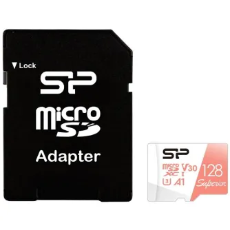 Silicon Power memory card microSDXC 128GB Superior A1 + adapter