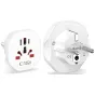 Tech-Protect travel adapter Universal EU, white
