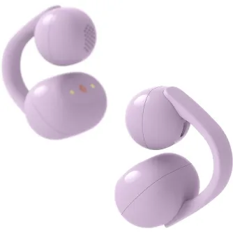 Sony wireless earbuds LinkBuds Clip, lavender