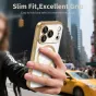 Tech-Protect case Apple iPhone 17 Pro MagFlex MagSafe, golden/transparent
