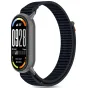 Ремешок для часов Tech-Protect Nylon Stripe Xiaomi Smart Band 8/9/10, черный/оранжевый