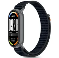 Tech-Protect watch strap Nylon Stripe Xiaomi Smart Band 8/9/10, black/orangeTech-Protect watch strap Nylon Stripe Xiaomi Smart Band 8/9/10, black/orange