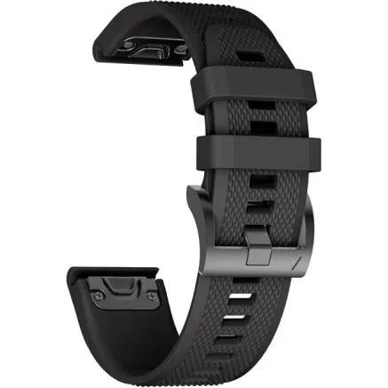 Tech-Protect ремешок для часов Smooth Garmin Fenix 3/5X/3HR/5X Plus/6X/6X Pro, черный