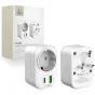 Tech-Protect travel adapter TA100 UK-EU