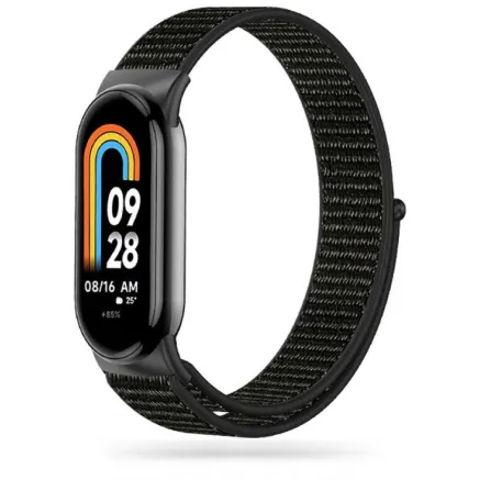 Tech-Protect ремешок для часов Nylon Xiaomi Smart Band 8/9/10, черный
