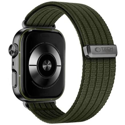 Tech-Protect Nylon Watch Strap for Huawei Watch Fit Series, Military Green