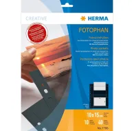Herma photo sleeve 10x15cm horizontal 10sh, black (7786)Herma photo sleeve 10x15cm horizontal 10sh, black (7786)
