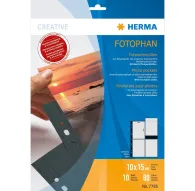 Herma photo sleeve 10x15cm vertical 10sh, black (7785)Herma photo sleeve 10x15cm vertical 10sh, black (7785)