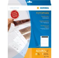 Herma negative sleeve 5 PP CL 25 sheets (7761)Herma negative sleeve 5 PP CL 25 sheets (7761)
