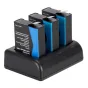 Newell charger SDC-USB-C + 3 Osmo Action batteries