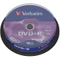 Verbatim DVD+R Matt Silver 4.7GB 16x 10pcs spindle