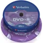 Verbatim DVD+R Matt Silver 4.7GB 16x 25pcs spindle