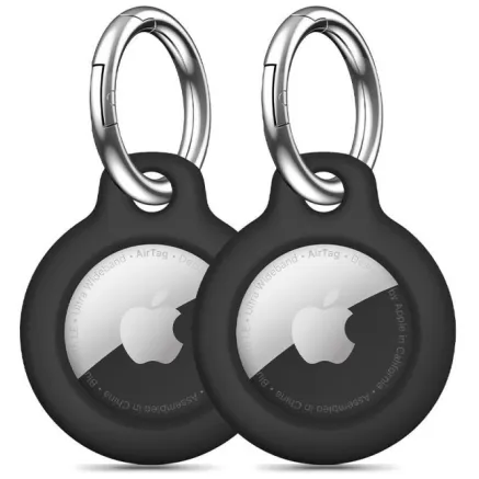 Tech-Protect Rough Case для Apple AirTag 2 шт., черный
