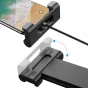Tech-Protect car headrest mount for smartphones and tablets, featuring 360-degree rotation and an adjustable clamp for easy installation.