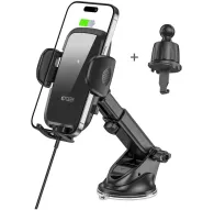 Tech-Protect phone car mount + charger CM15W-V1Tech-Protect phone car mount + charger CM15W-V1