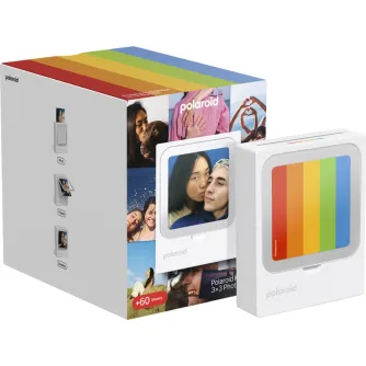 Портативный фотопринтер Polaroid Hi-Print 3x3 + 60 листов
